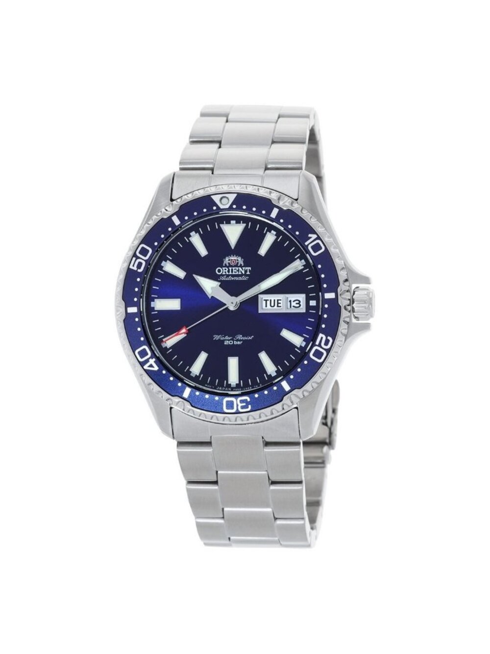 NWT Orient Kamasu Automatic Blue Dial Men's Watch
